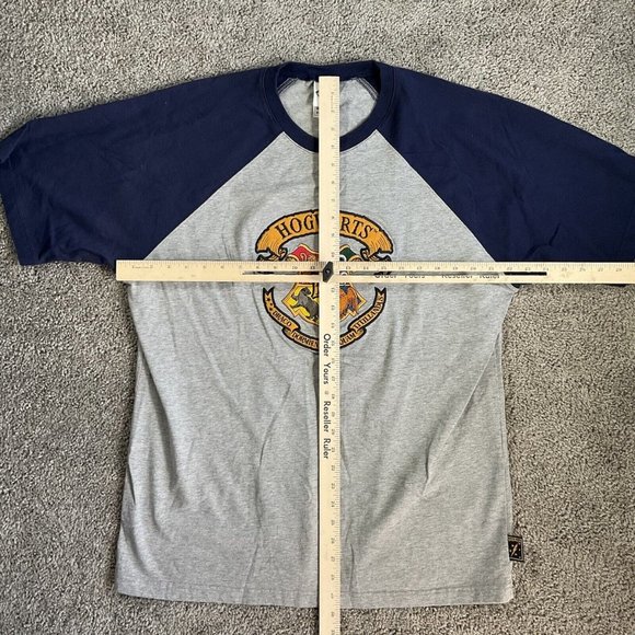 WB Harry Potter Adult Shirt Tee Hogwarts Movie T-Shirt 2001 Size XL Warner Bros - Picture 7 of 9